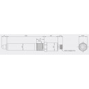 Емкостно-частотный датчик уровня KATU LS280-L100-M