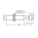Индуктивный датчик Akusense TLF12-04NO-E2