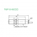 Термостойкий индуктивный датчик Akusense TGF12-02PC