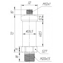 Датчик давления ТЕКО PTK1U-A-0010-02-M20M-V110-M1