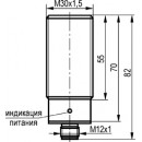 Индуктивный преобразователь перемещения  ISAB AC82A-31P-10-PS4