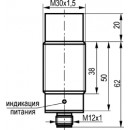Индуктивный преобразователь перемещения ISAN EC8A-32P-15-PS4