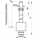Магнитный датчик уровня жидкости ТЕКО DUG1-20-1-S4
