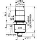 Бесконтактный выключатель CSN EC46B8-31N-8-LZS4-P1
