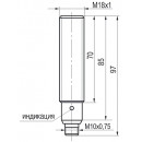 Бесконтактный выключатель ISB AC42A-11G-5-LZR4-C-V