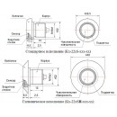 Кнопка сенсорная KS-22ESH-1PB-GR