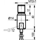 Бесконтактный выключатель ISB W212S8-31N-1,5-1C-O-0,1