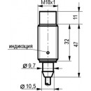 Бесконтактный выключатель ISN FF4A-31N-8-LZ