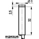 Бесконтактный выключатель ISN H1B-31P-2,5-L-3