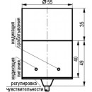 Бесконтактный выключатель ISN H52A5-43P-R35-LZ