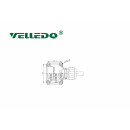 Соединитель для распределительной коробки VELLEDQ DZP-F09S07-3.0PUR/BK