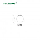 Mонтажный разъем VELLEDQ FLH-M12-F08(M16)-НВ
