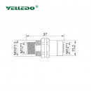 Mонтажный разъем VELLEDQ FL-M12-M05/F05(M16)