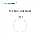 Монтажный разъем VELLEDQ FLH-M8-M04(М8)-НВ