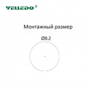 Монтажный разъем VELLEDQ FLQ-M8-F03(М8)-0.3