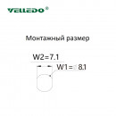 Монтажный разъем VELLEDQ FLQ-M8-F04(М8)-НВ