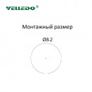 Монтажный разъем VELLEDQ FLQ-M8-M03(М8)-0.3