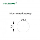 Монтажный разъем VELLEDQ FLQ-M8-М03(М8)-НВ