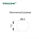 Монтажный разъем VELLEDQ FLQ-M8-М04(М8)-НВ
