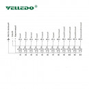 Распределительная коробка VELLEDQ M12-A3-12K4-DZP