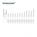 Распределительная коробка VELLEDQ M12-A3-12K4-M23