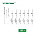 Распределительная коробка VELLEDQ M12-A3-6K4N-DZP