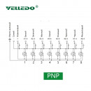 Распределительная коробка VELLEDQ M12-A3-8K4P-DZP