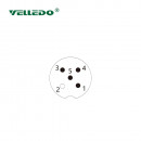 Распределительная коробка VELLEDQ M12-A3-8K4P-10.0PVC/GY