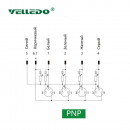 Распределительная коробка VELLEDQ M8-A3-4K3P-M12
