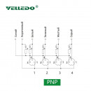 Распределительная коробка VELLEDQ M8-A3-4K3P-5.0TL/GY