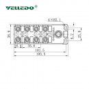 Распределительная коробка VELLEDQ M8-A3-8K3-M12