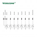 Распределительная коробка VELLEDQ M8-A3-8K3-M12