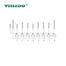 Распределительная коробка VELLEDQ M8-A3-8K3-5.0TL/GY